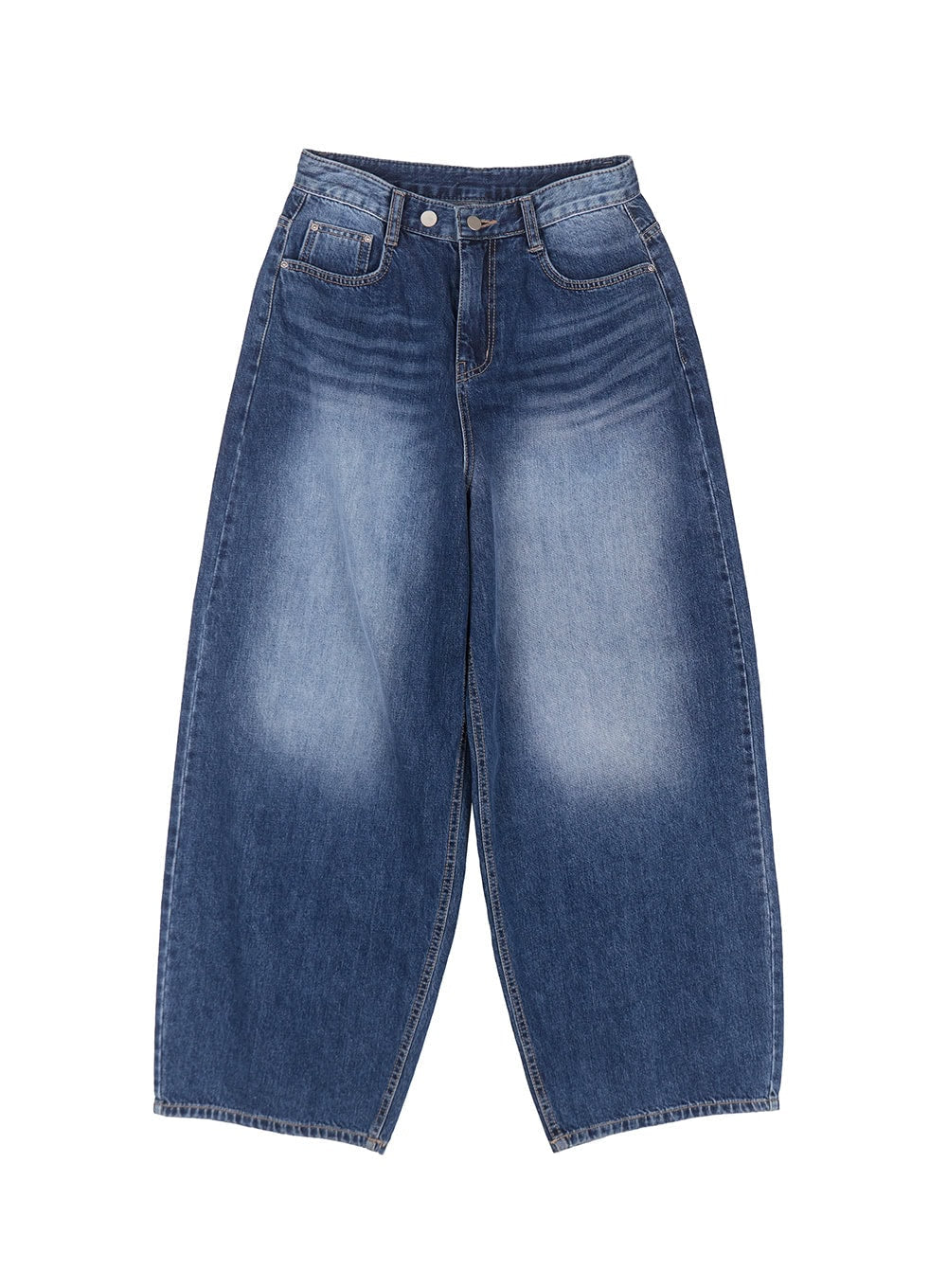 Amelie Washed Wide-Leg Jeans IU504