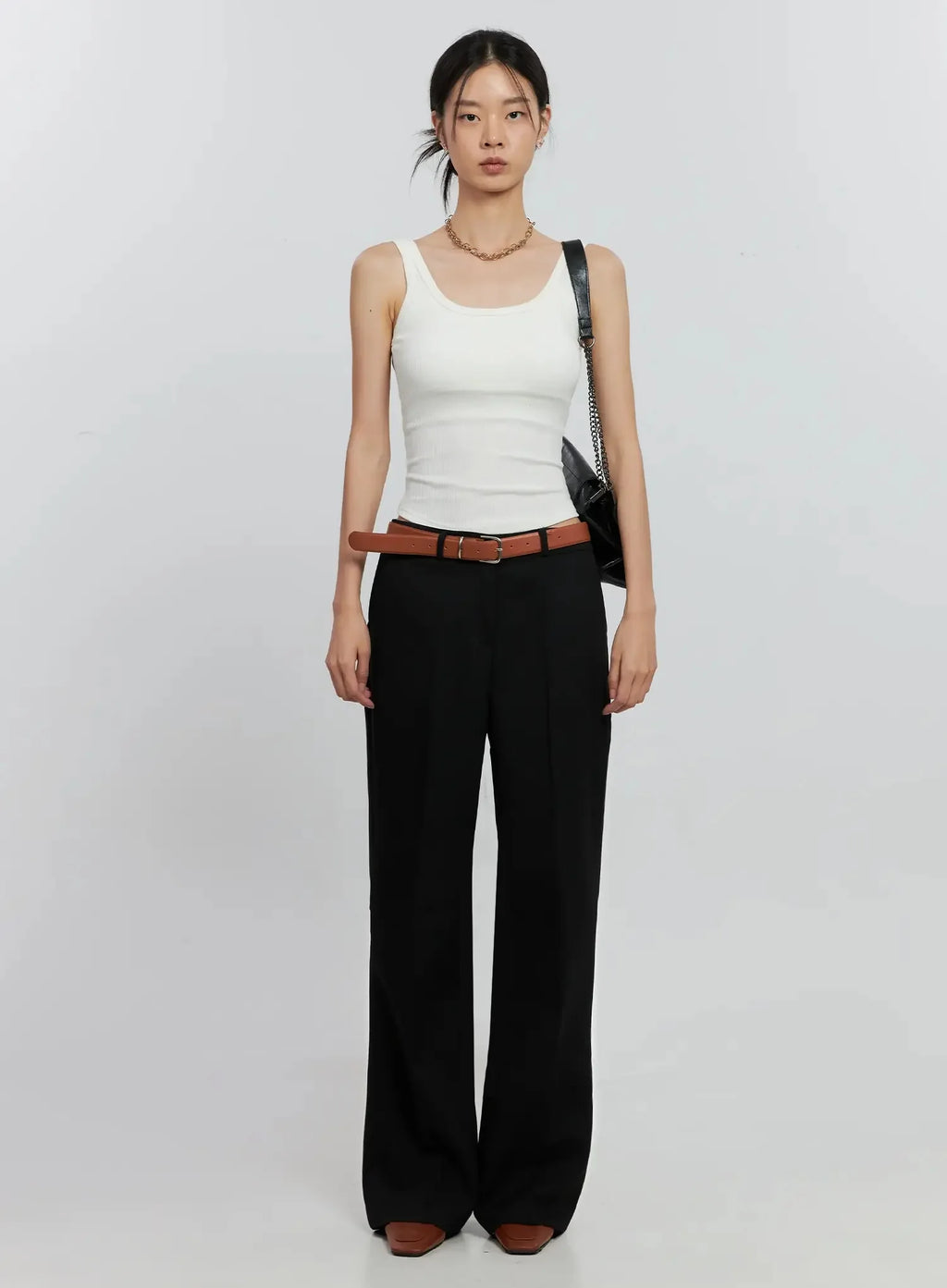 Padded Square-Neck Top IS516