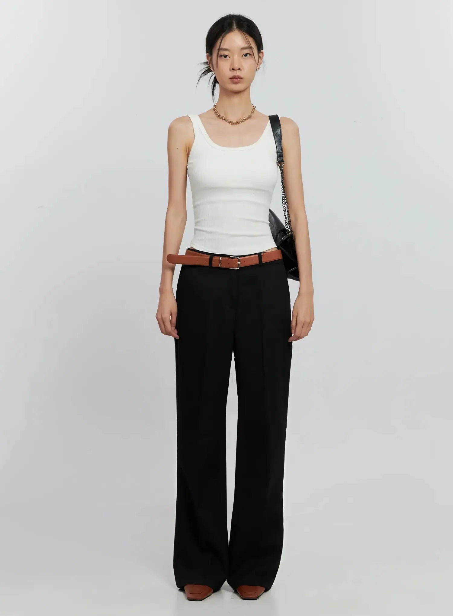 Padded Square-Neck Top IS516