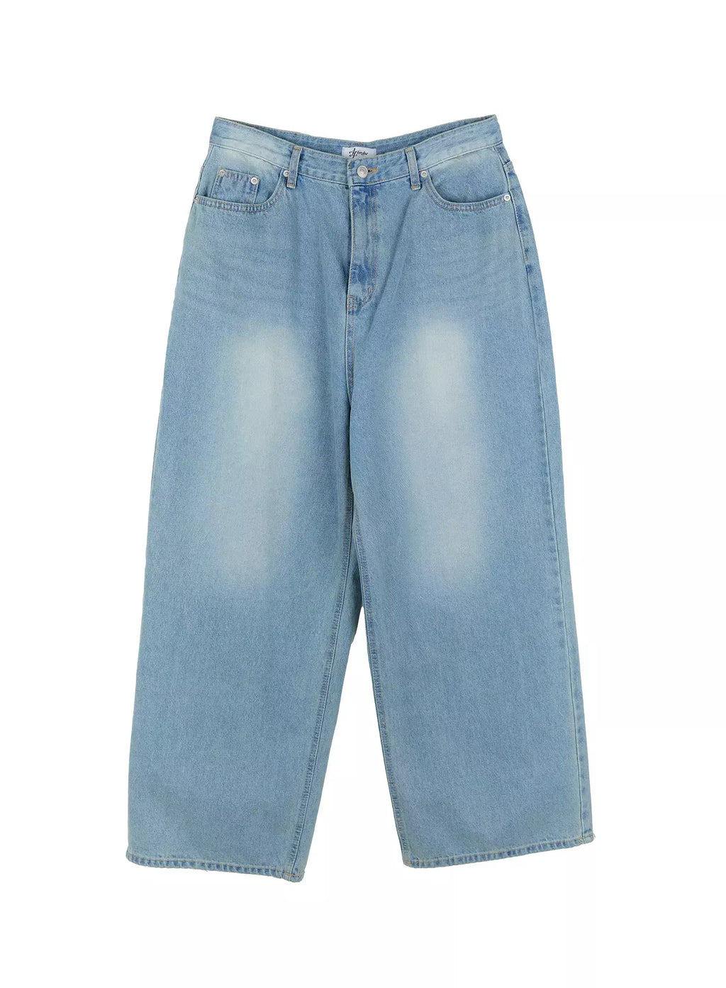 Men's Mid-Wash Baggy Jeans IG520