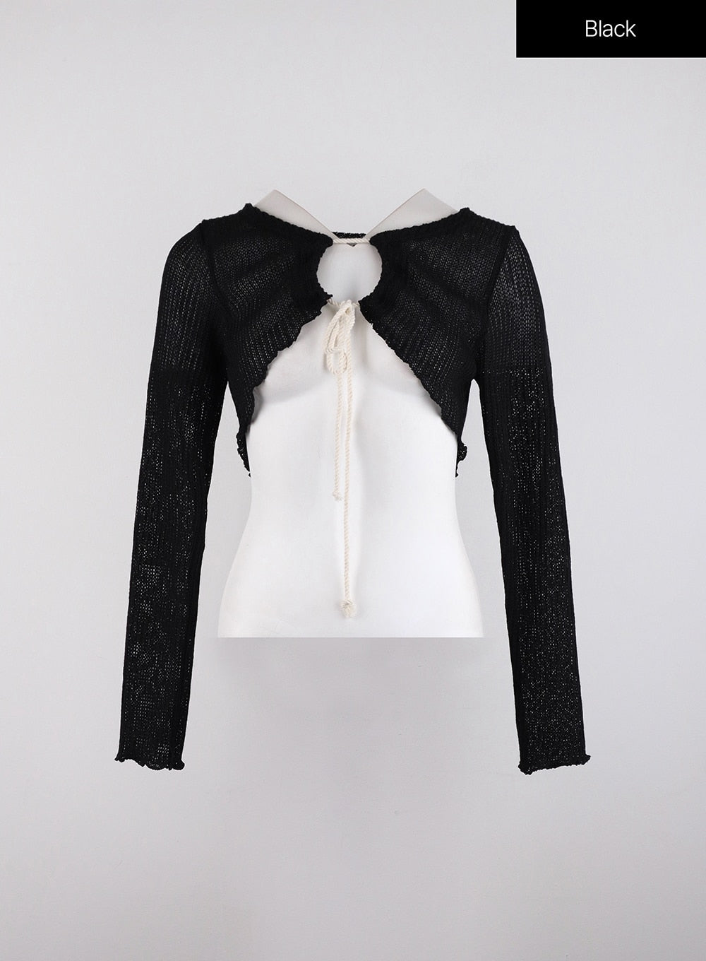 Tie Mesh Bolero ID315
