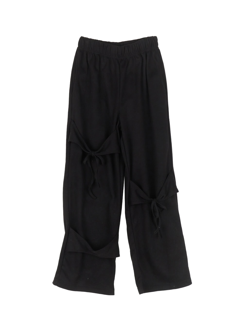 Ribbon Wide-Leg Sweatpants IA524