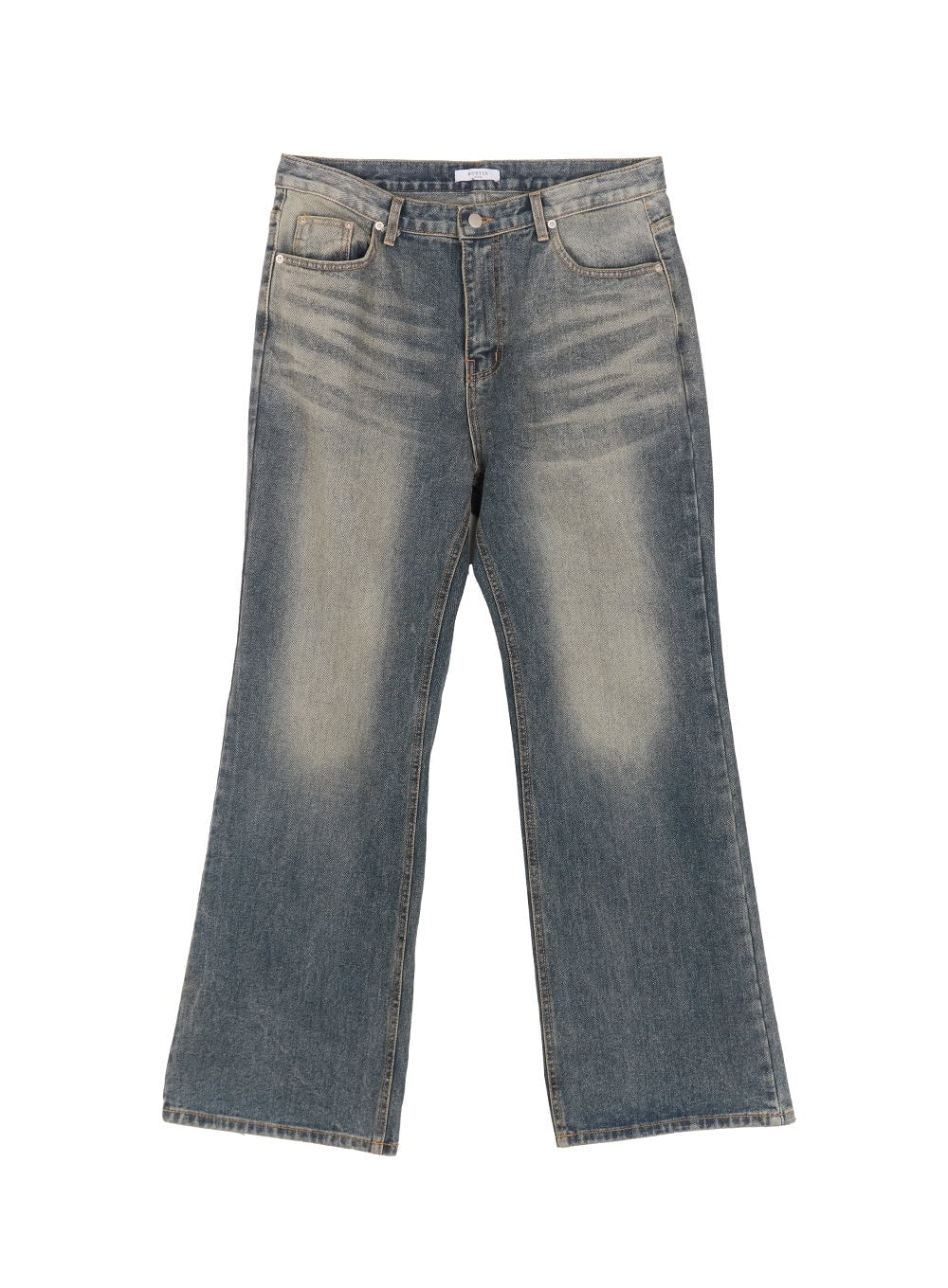 Men's Washed Flared Jeans IM517
