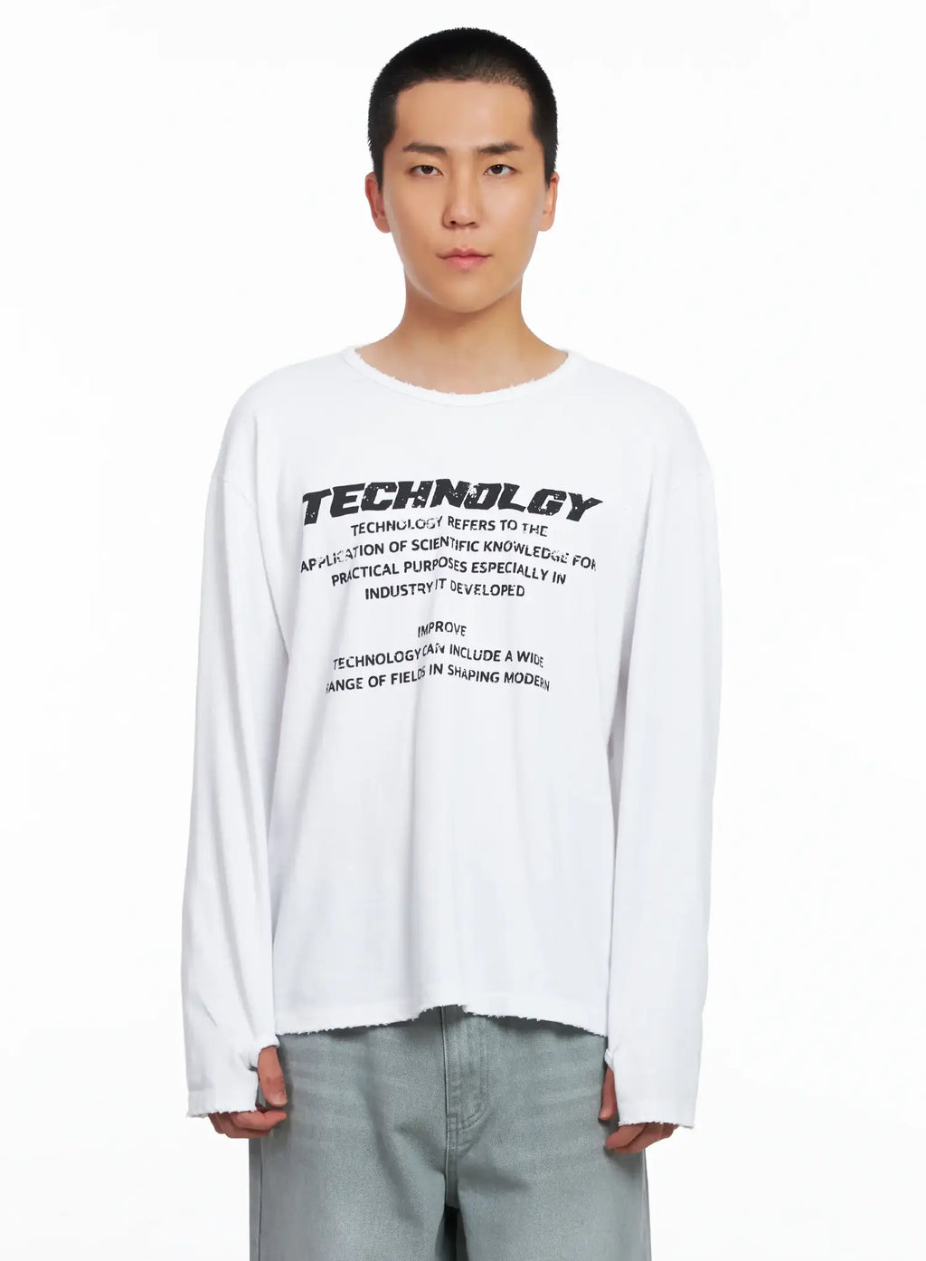 Men's Tech Graphic Long Sleeve Tee IS509