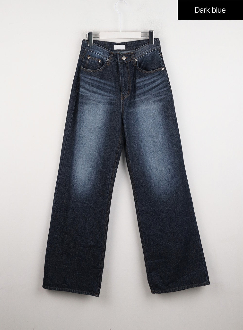 Streetwear Mid-Rise Wide Denim ID305