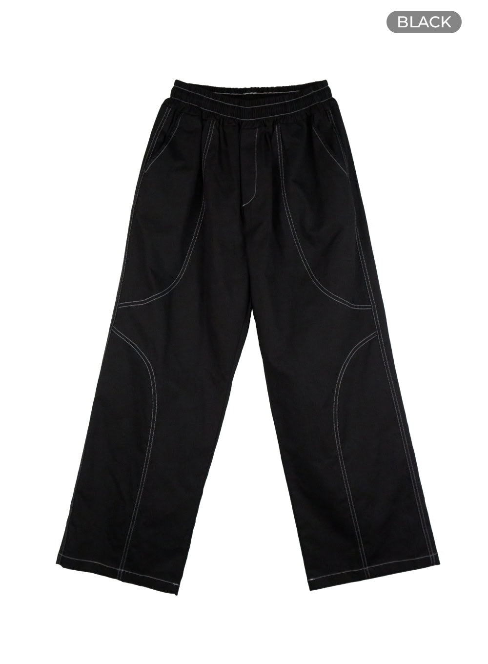 Men's Cotton Stitched Wide Fit Pants IG427