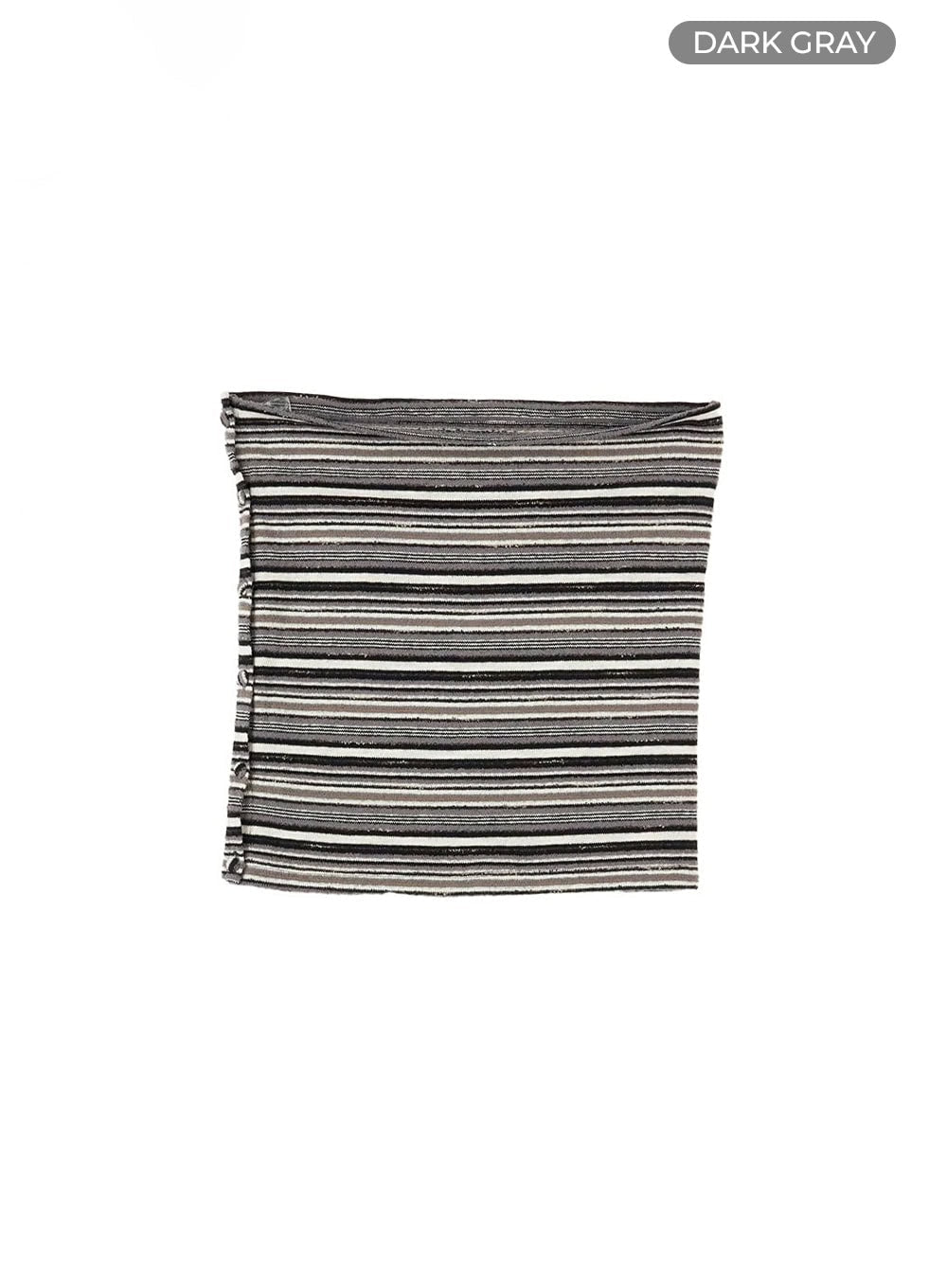 Stripe Cotton Mini Skirt IU412