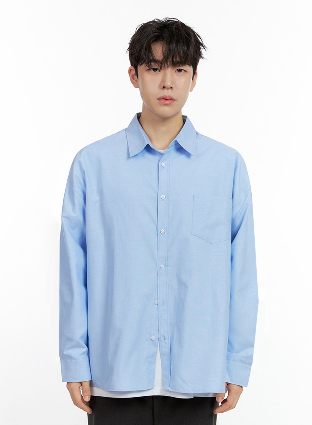 Men's Buttoned Collar Shirt IN422