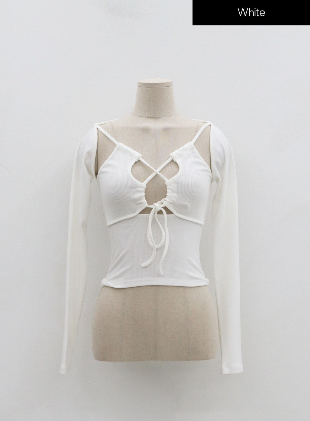 Sexy Front Cross String Crop Top IN22