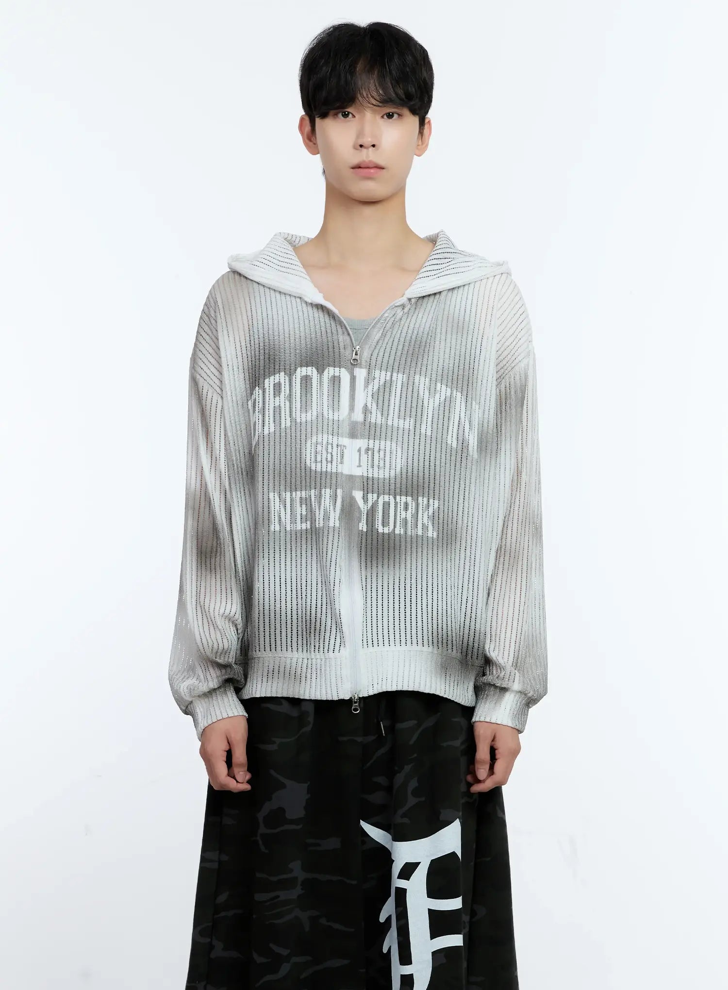 Men's Mesh Zip-Up Jacket IG501