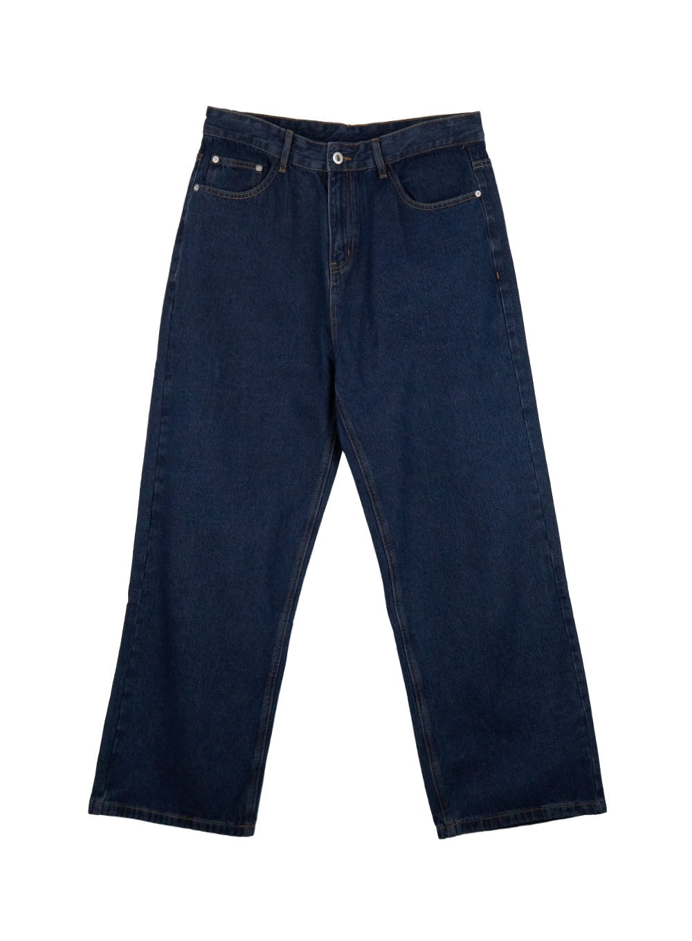 Men's Wide-Fit Solid Denim Jeans ID431