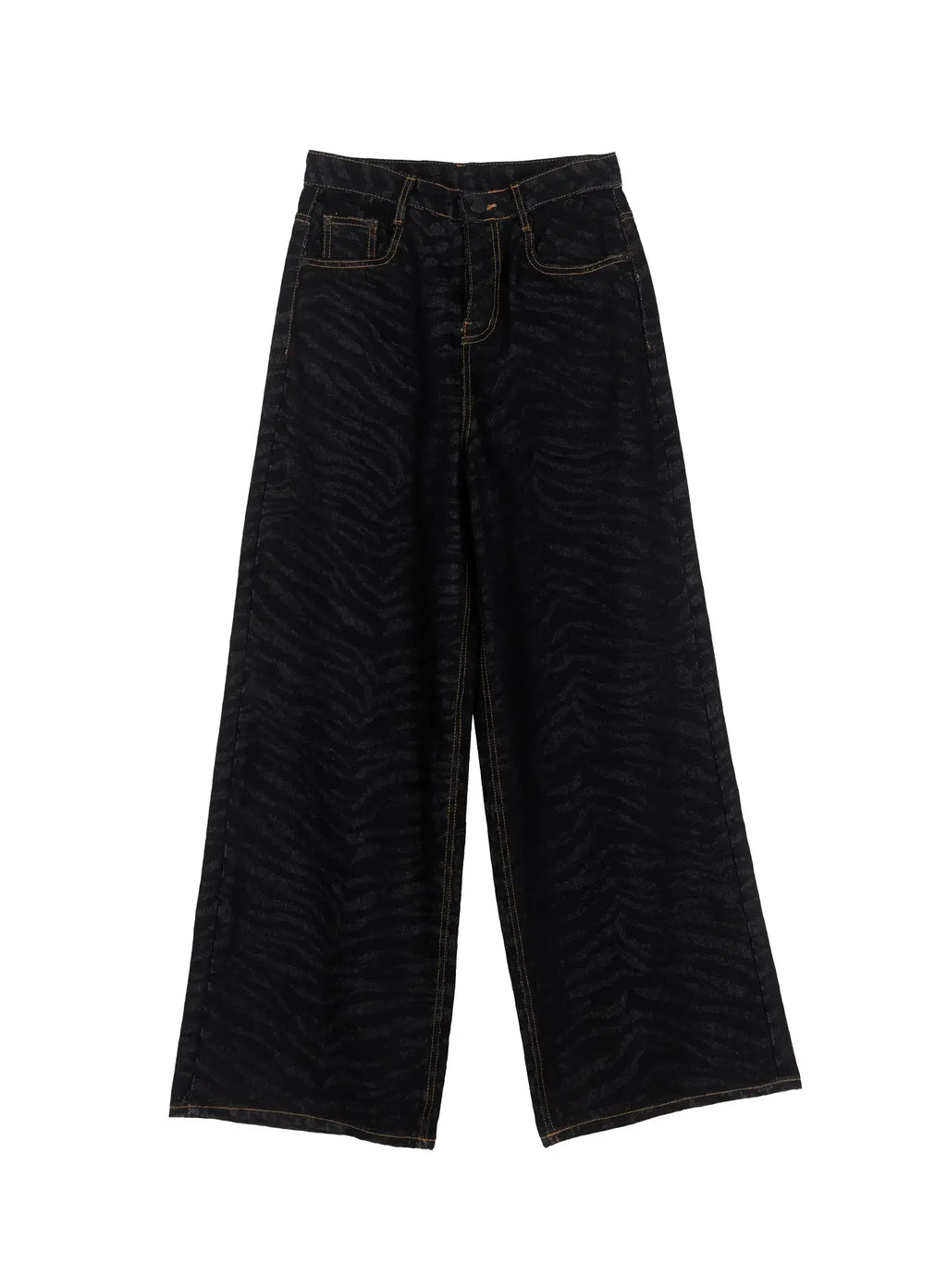 Freyja Animal Print Wide Leg Jeans IS508