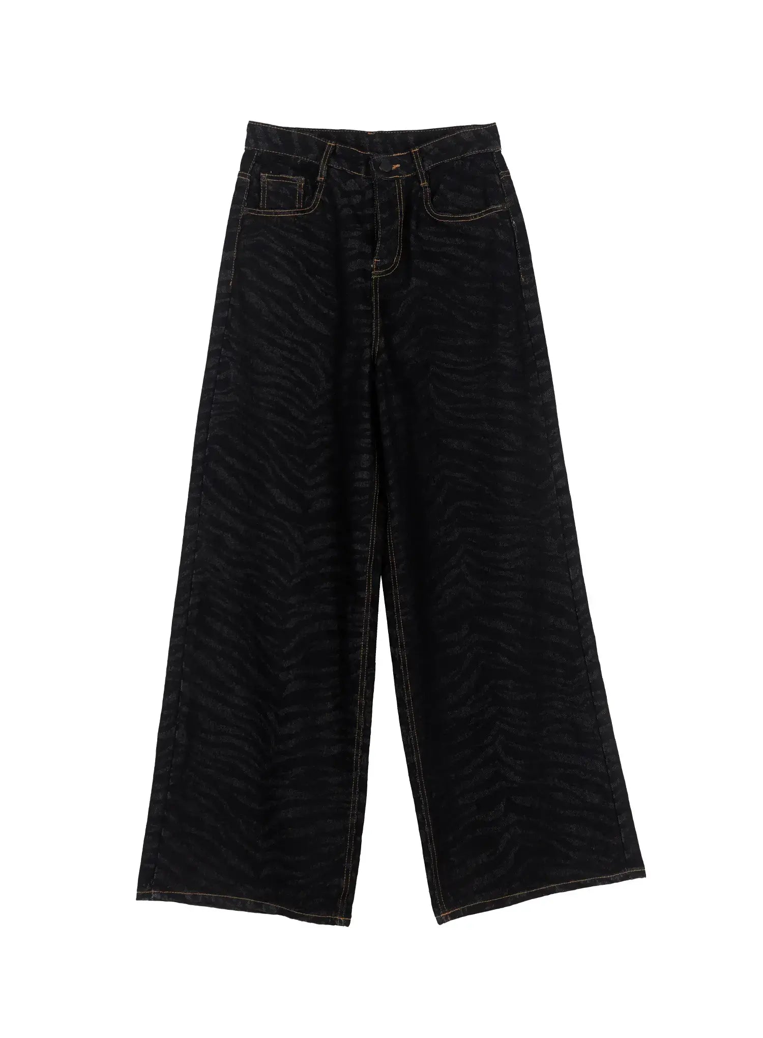 Freyja Animal Print Wide Leg Jeans IS508