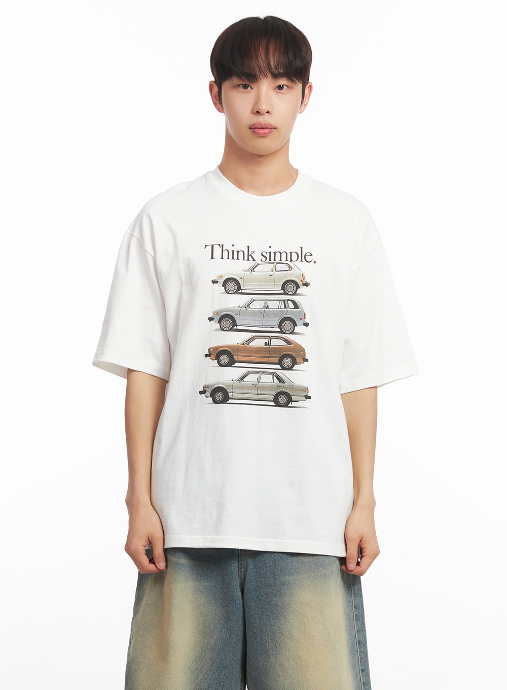 Men's Car Graphic T-Shirt IA518