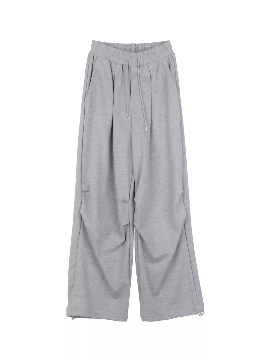 Pintuck Wide Leg Sweatpants IS508