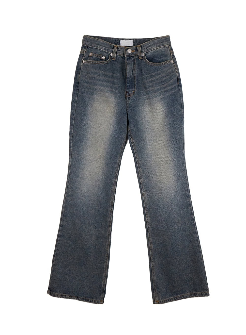 Asher Slimline Washed Bootcut Jeans ID402