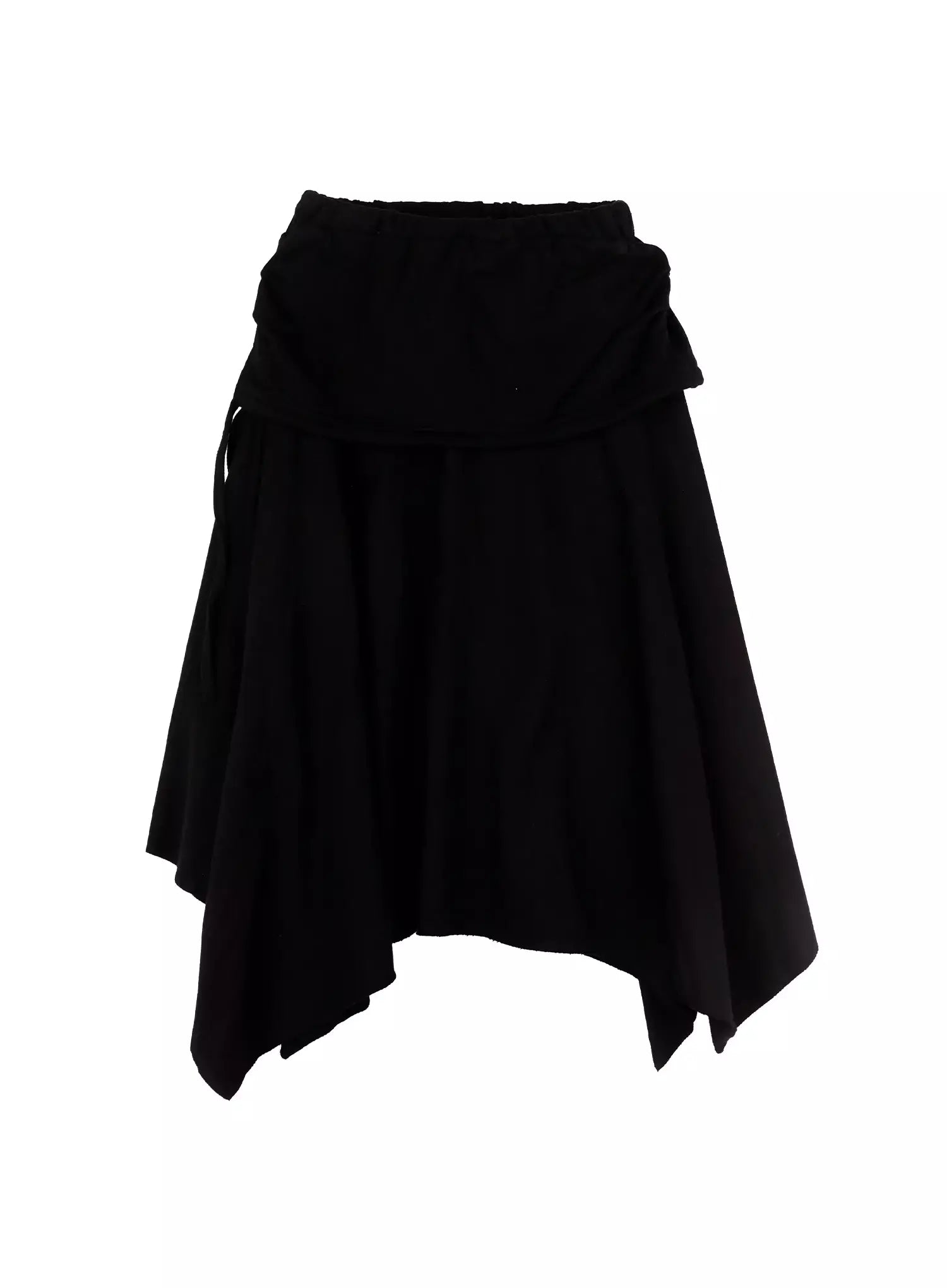 Layered Shirring Asymmetrical Skirt CO517