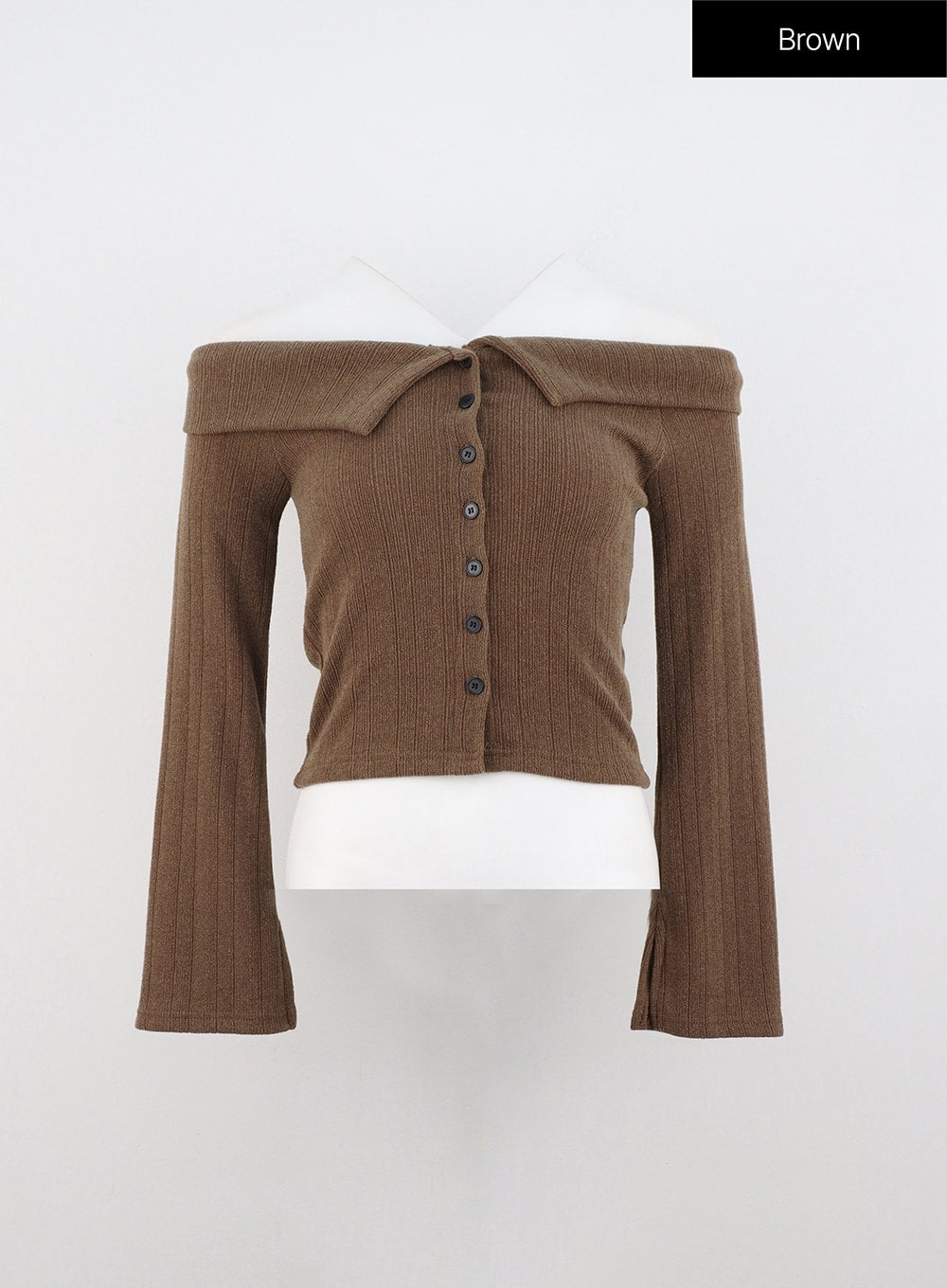 Off Shoulder Knit Top IN327