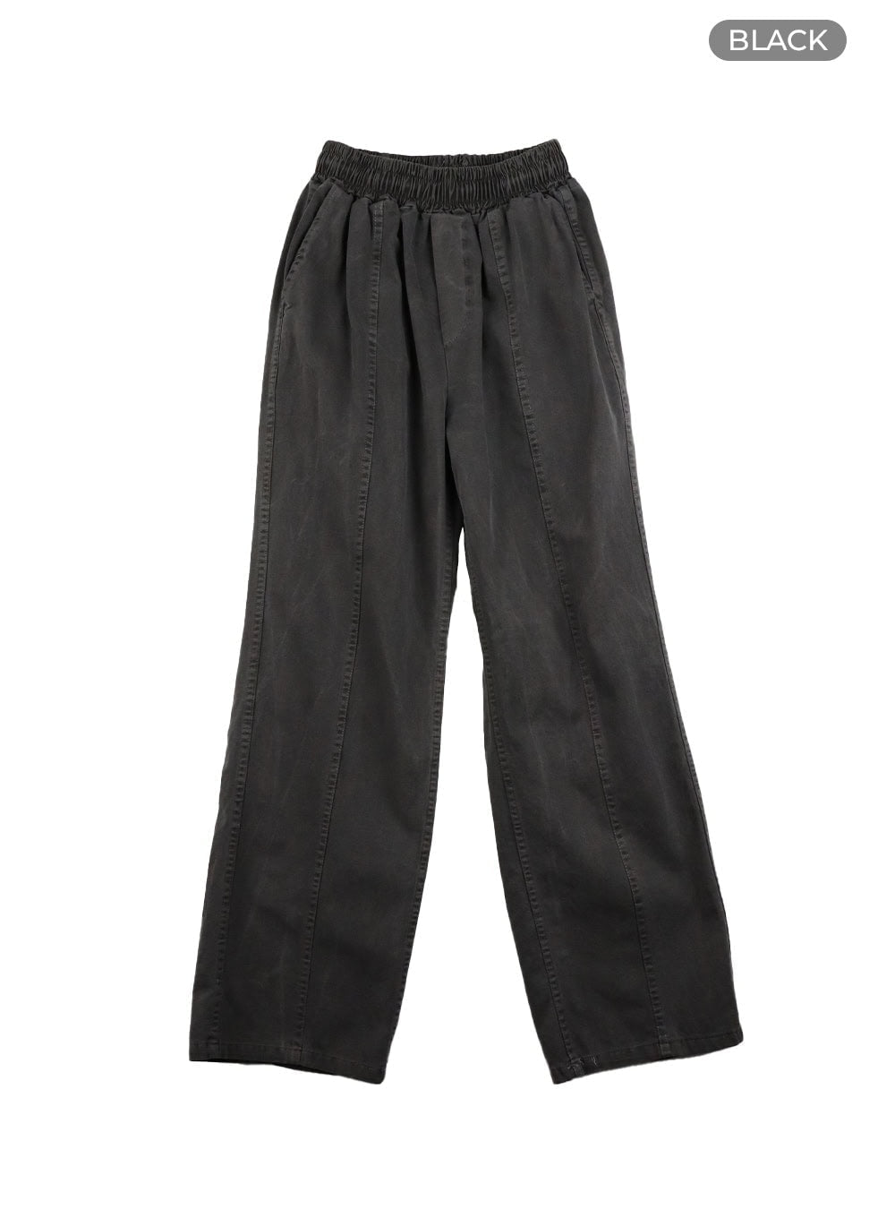 Men's Washed Wide Leg Jeans IY424