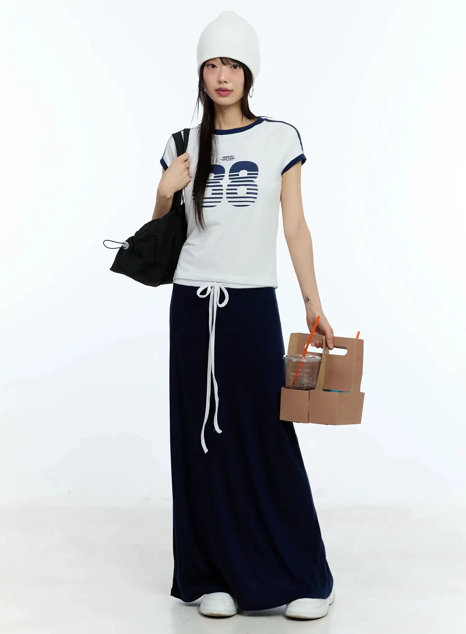 Graphic Two-Tone Tee IU523