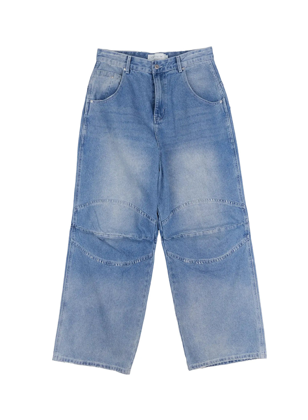 Men's Wide-Leg Biker Jeans IS510