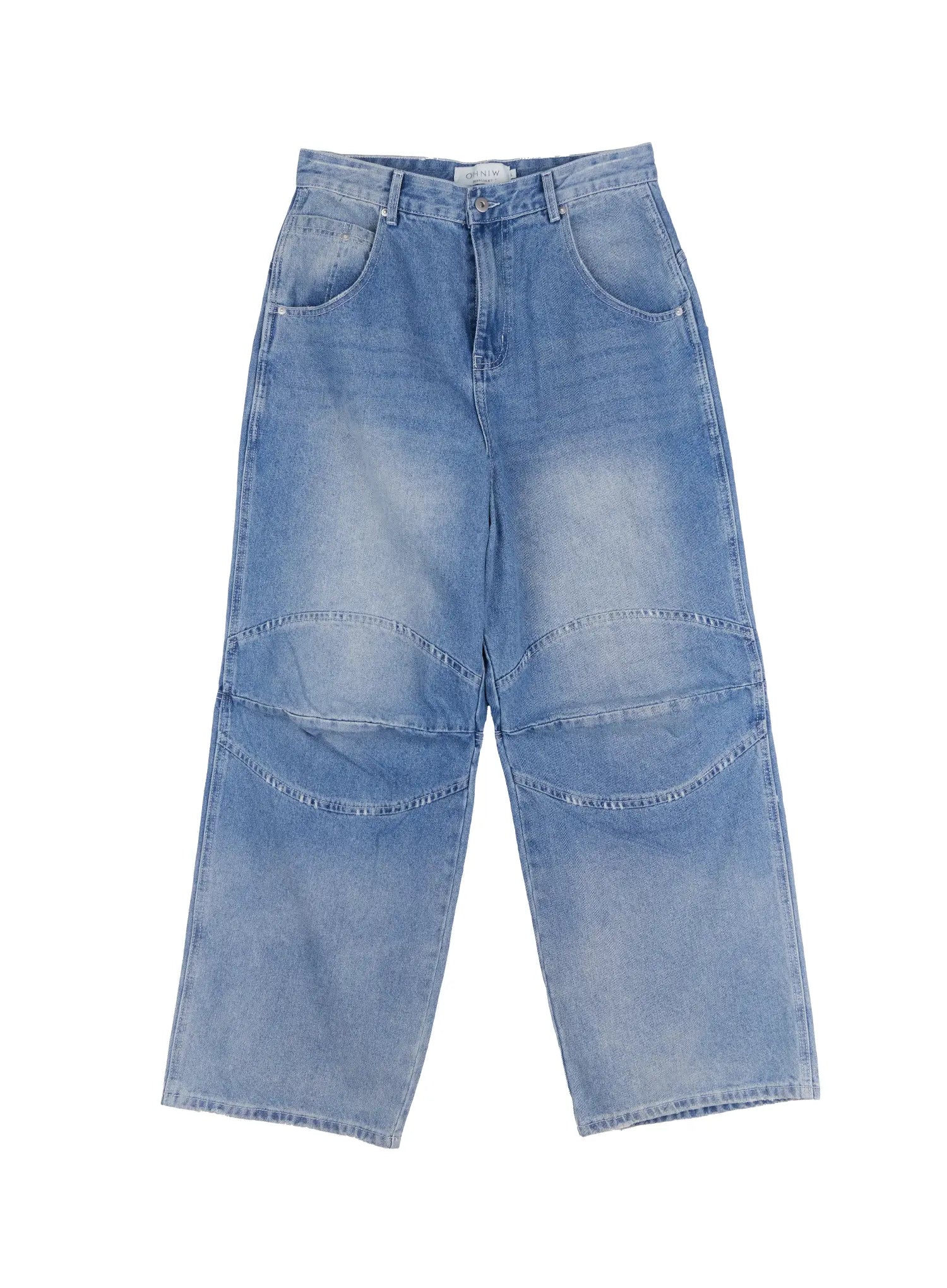 Men's Wide-Leg Biker Jeans IS510