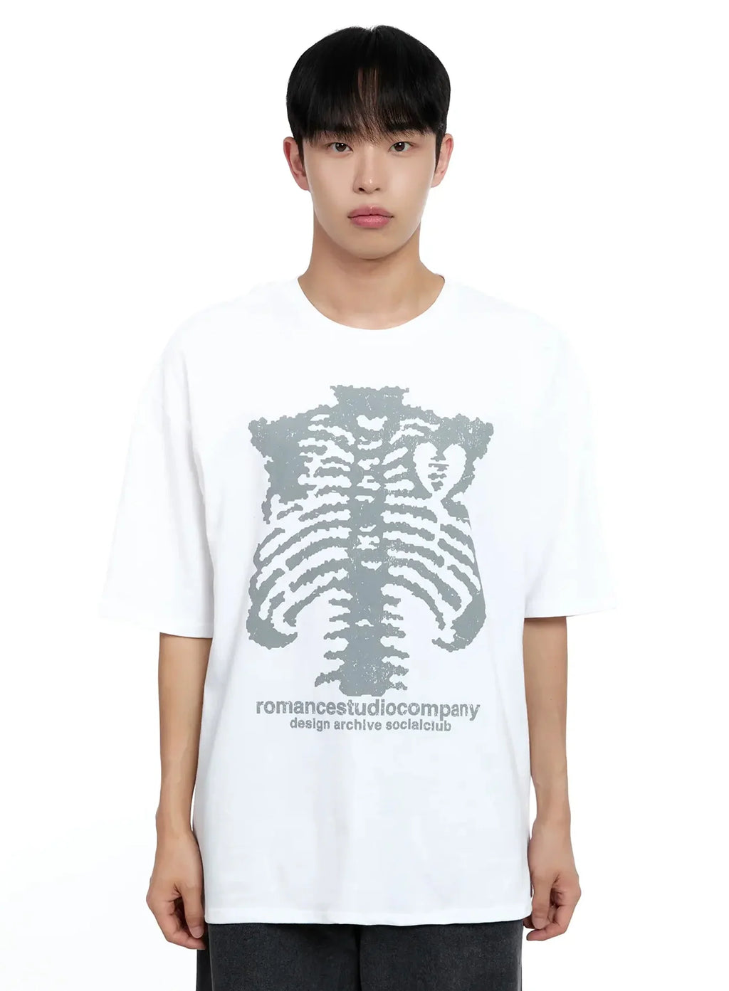Men's Skeleton Graphic T-shirt IG520
