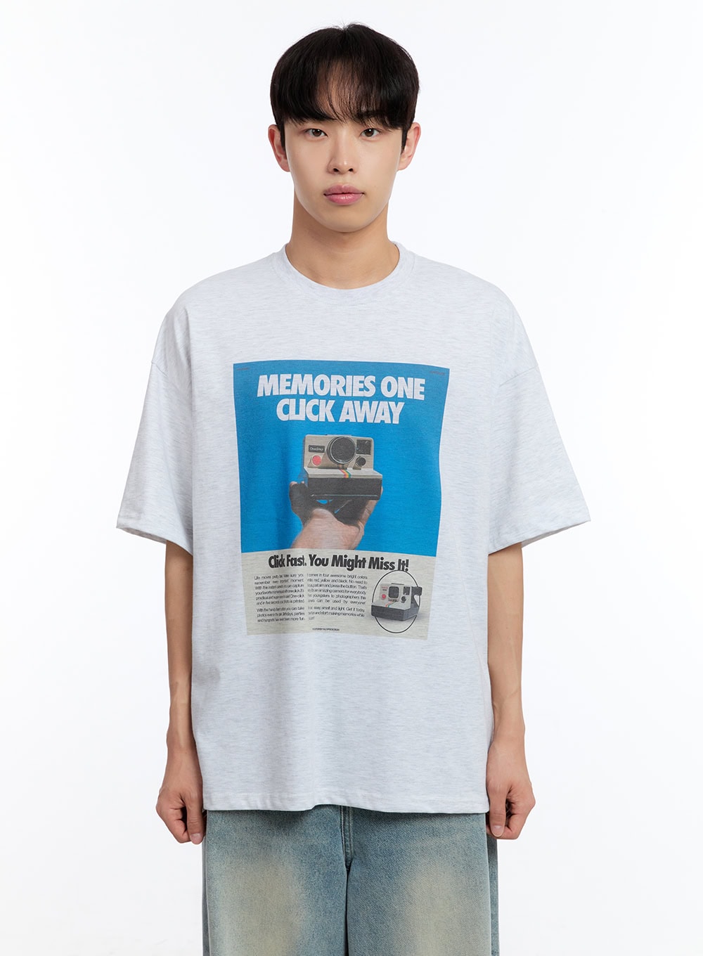 Men's Camera Graphic T-Shirt IY529