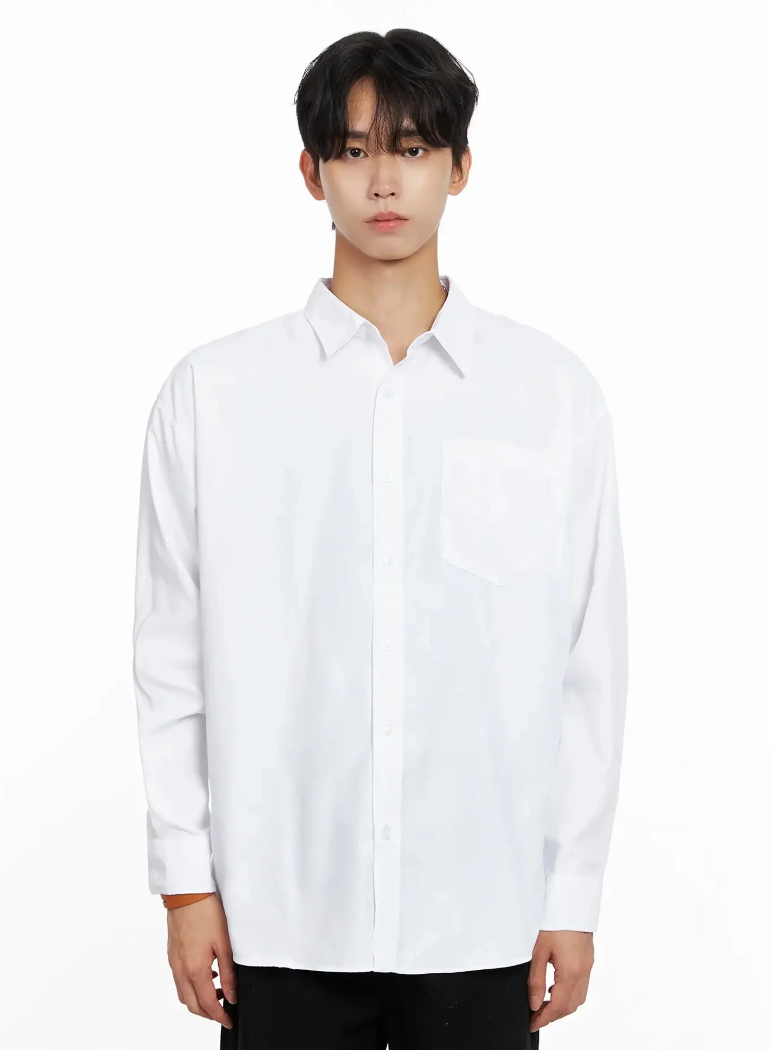 Men's Essential Button-Up Shirt IO517