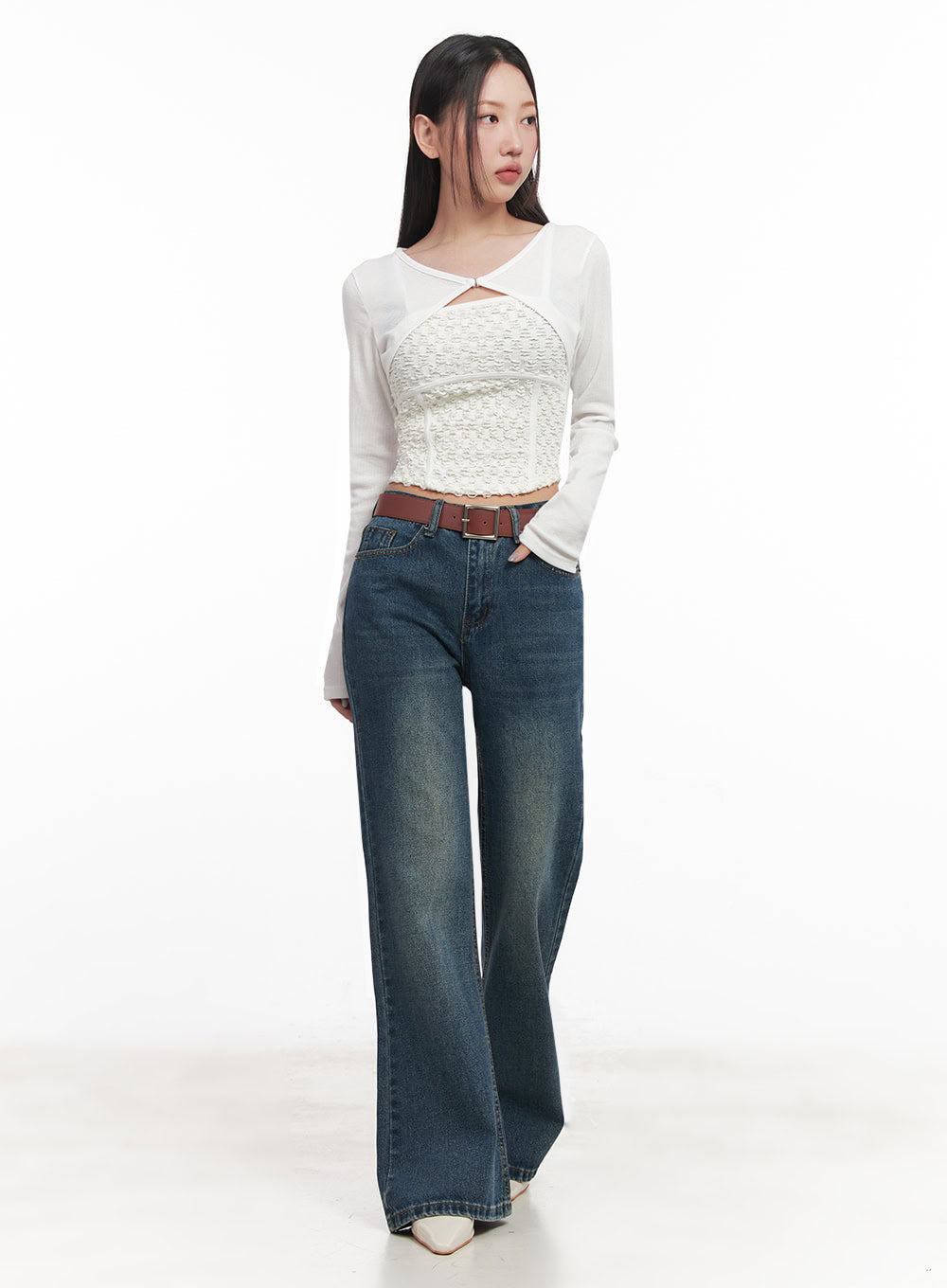 Buckle Bolero Cardigan IM525