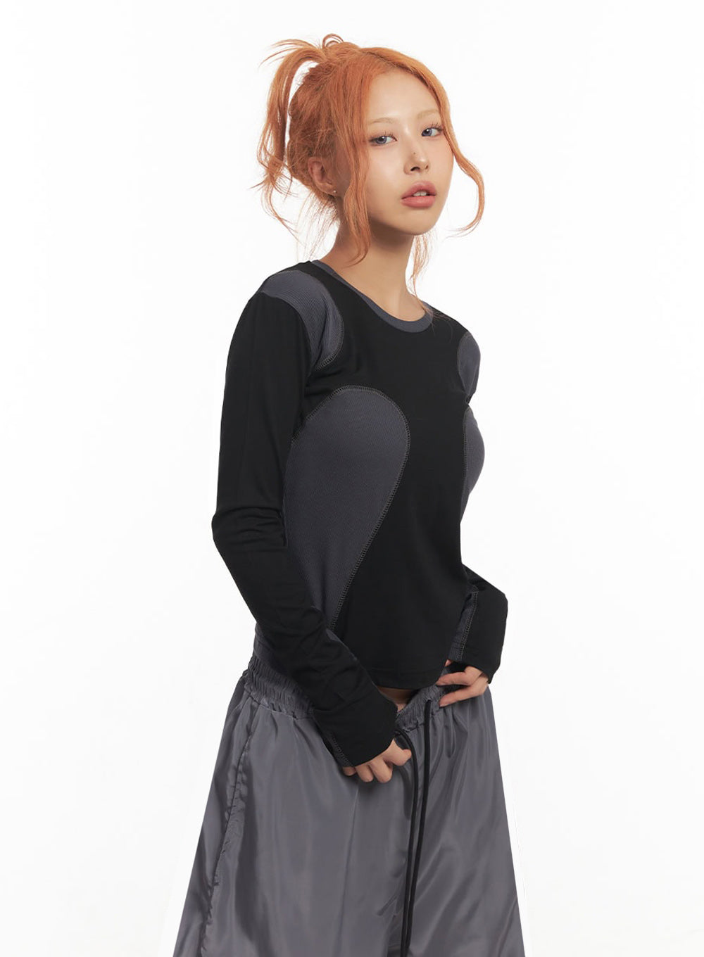 Urban Stitch Long-Sleeve Top IA517