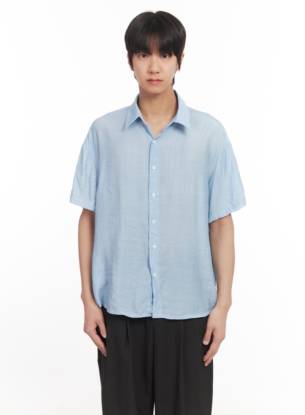 Men's Relaxed-Fit Collared Shirt IA510