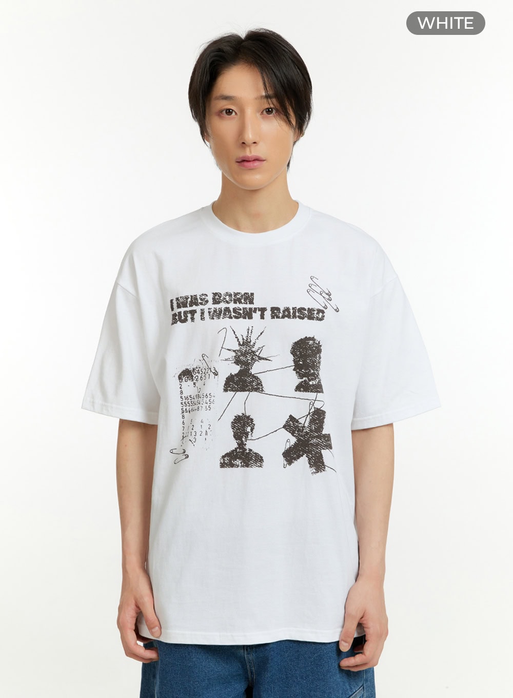 Men's Casual Graphic Cotton T-Shirt IL418