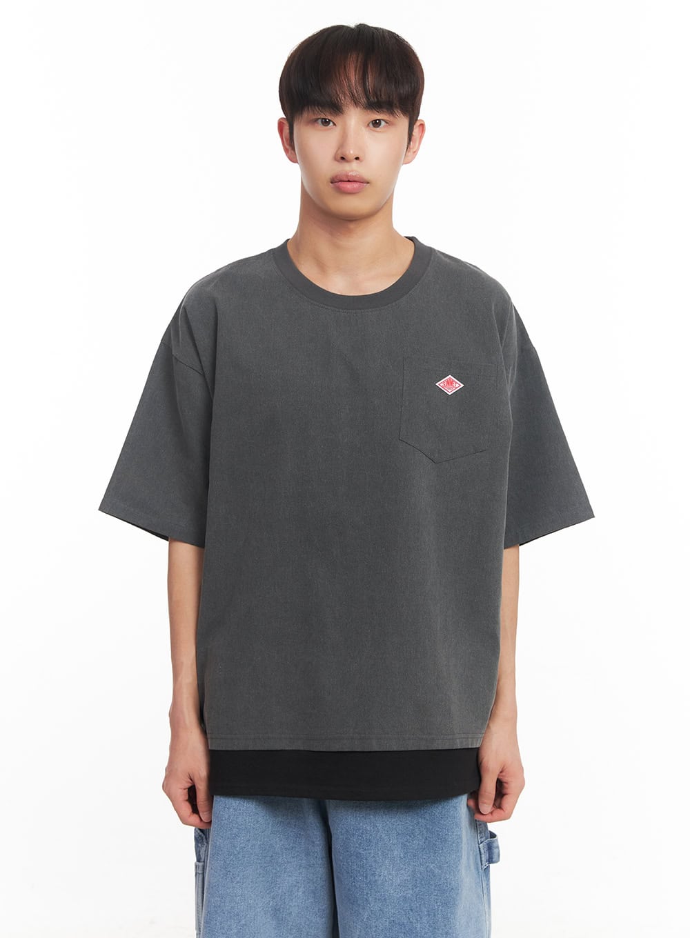 Men's Oversized Washed T-Shirt IA521