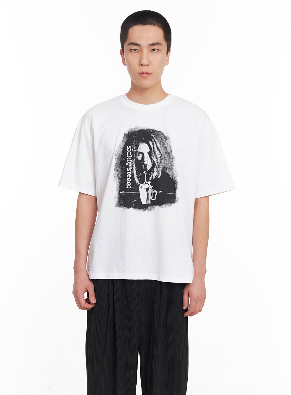 Men's Graphic Cotton Tee IY506