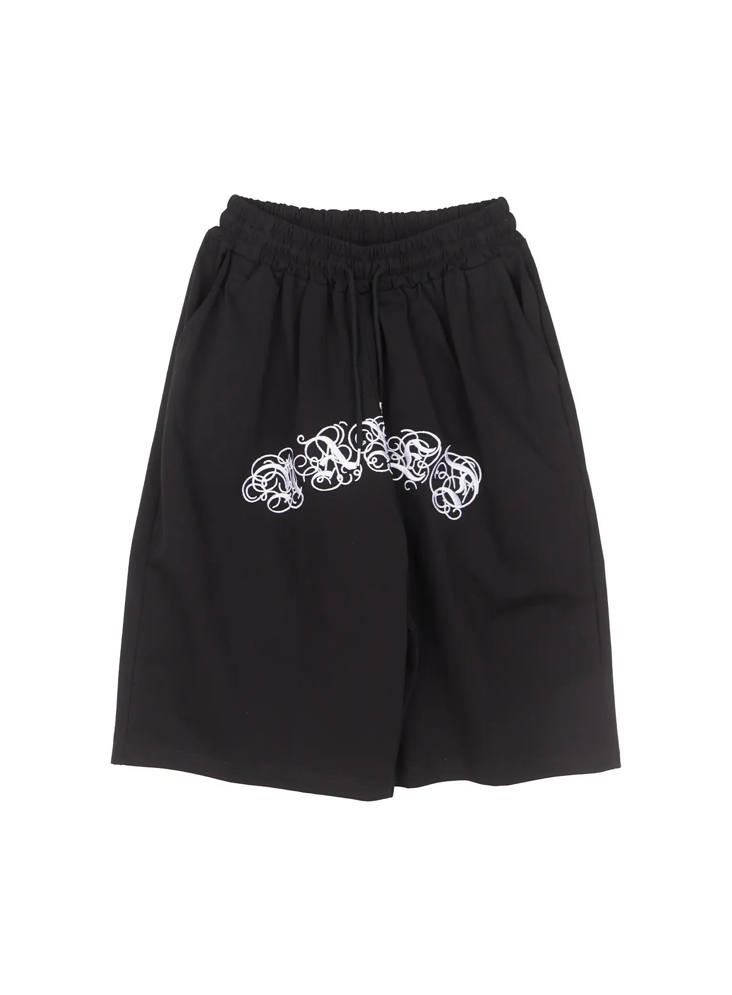Men's Embroidered Graphic Sweat Shorts IU518