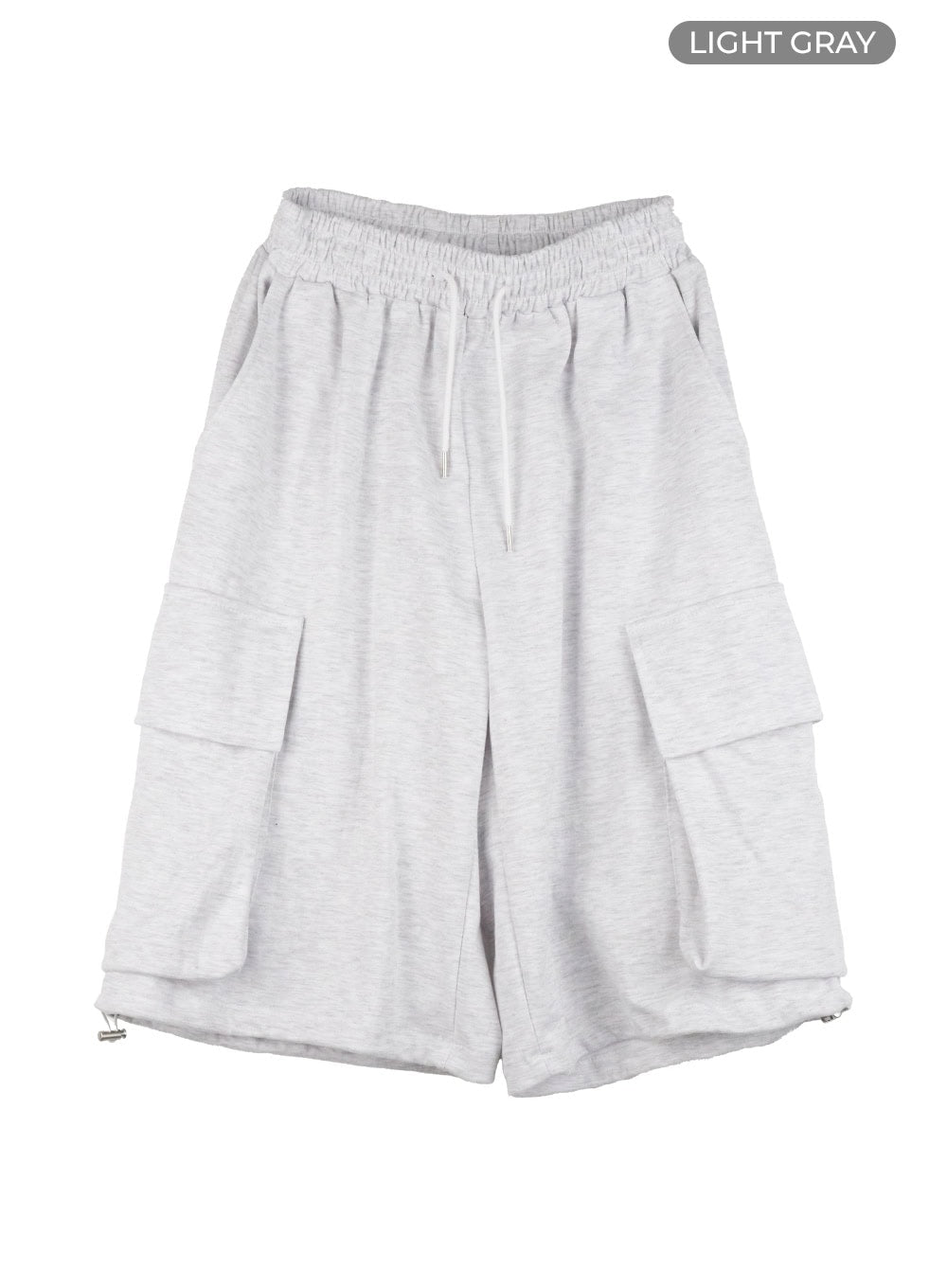 Men's Cargo Sweatshorts (Light Gray) IG409