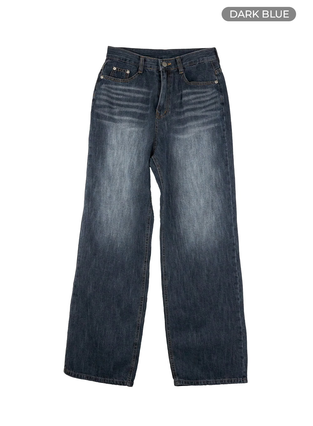 Wide Fit Straight Jeans IY422