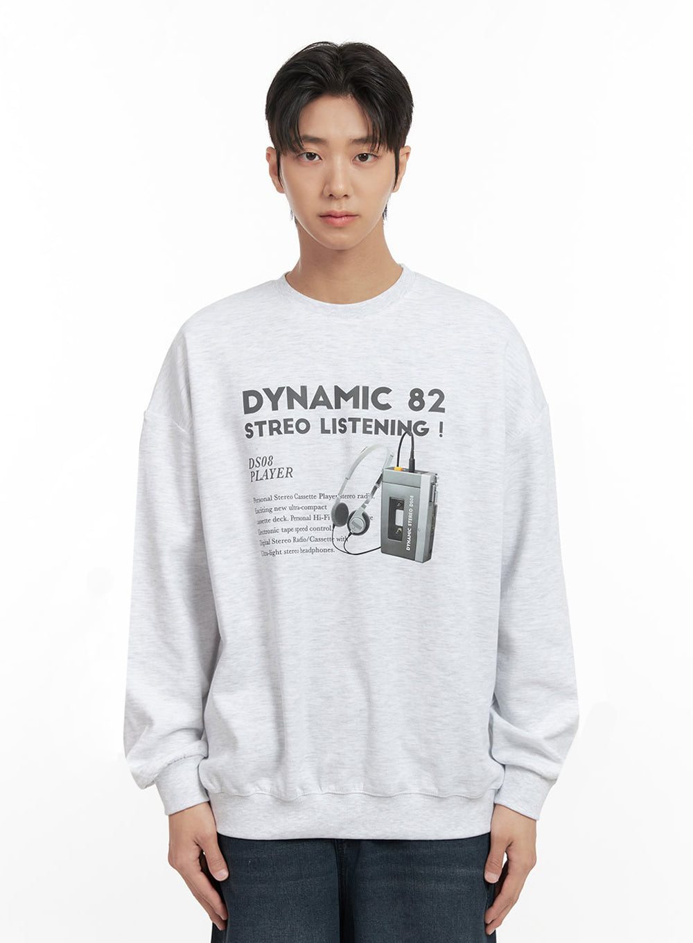 Men's Graphic Cotton Sweatshirt ID406