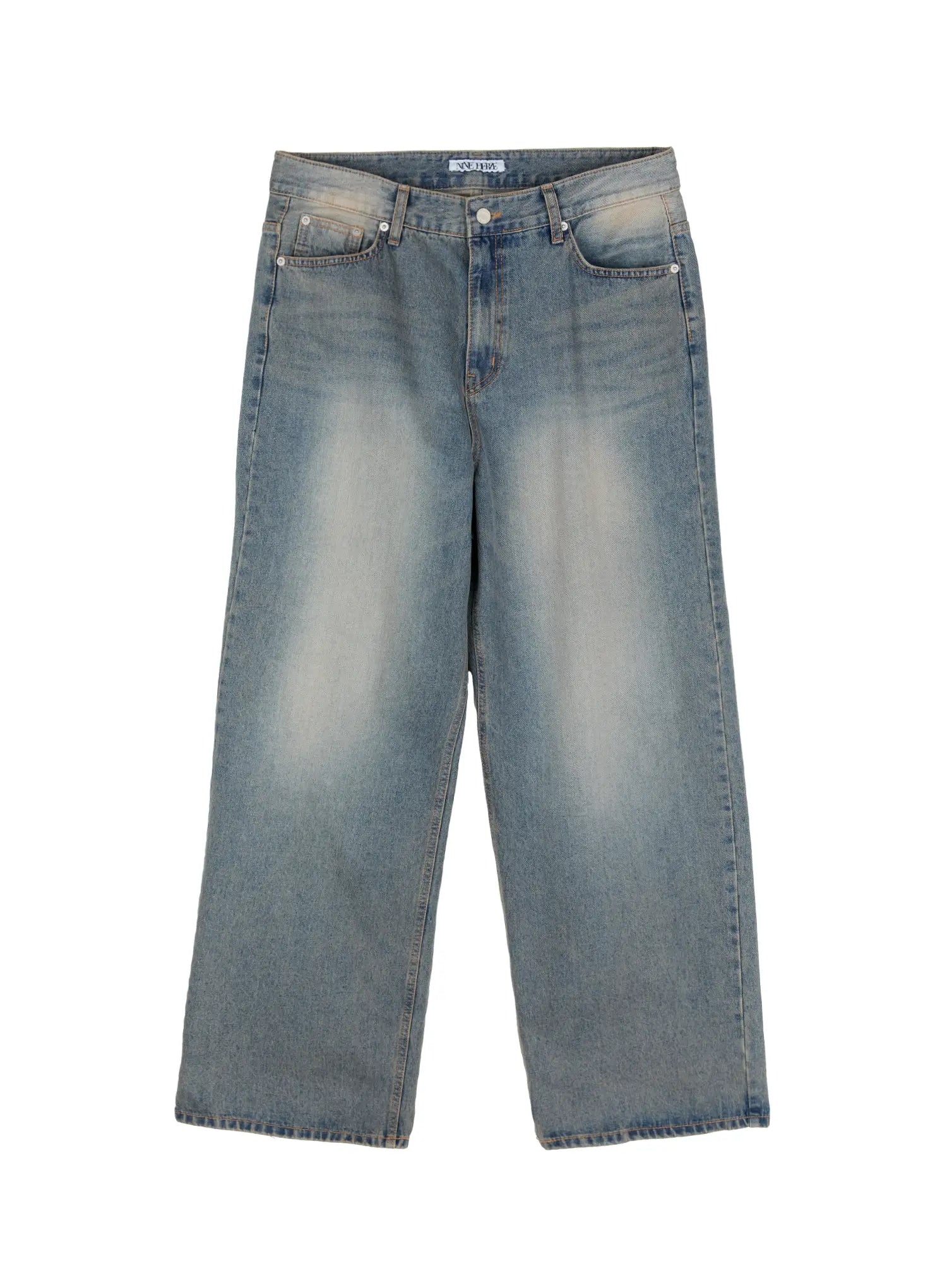 Men's Washed Vintage Denim Jeans IG511