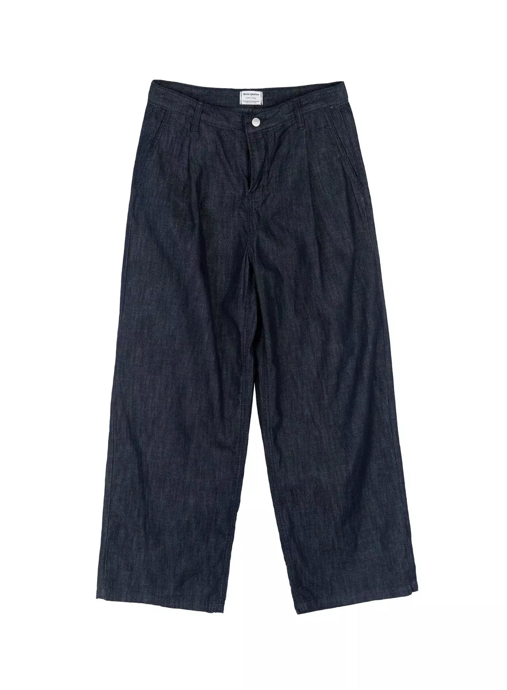 Elio Pintuck Wide-Leg Jeans IS516