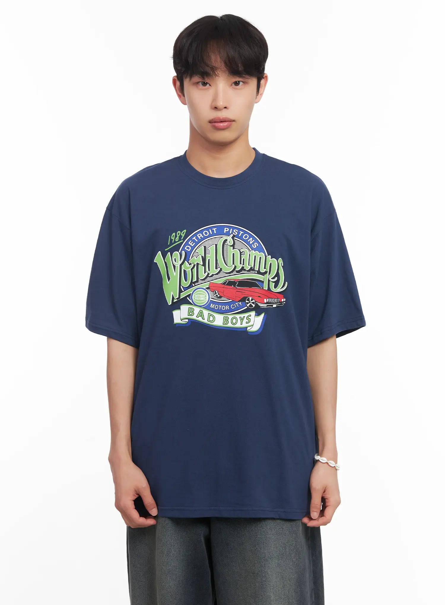 Men's Oversized Graphic Tee IU519