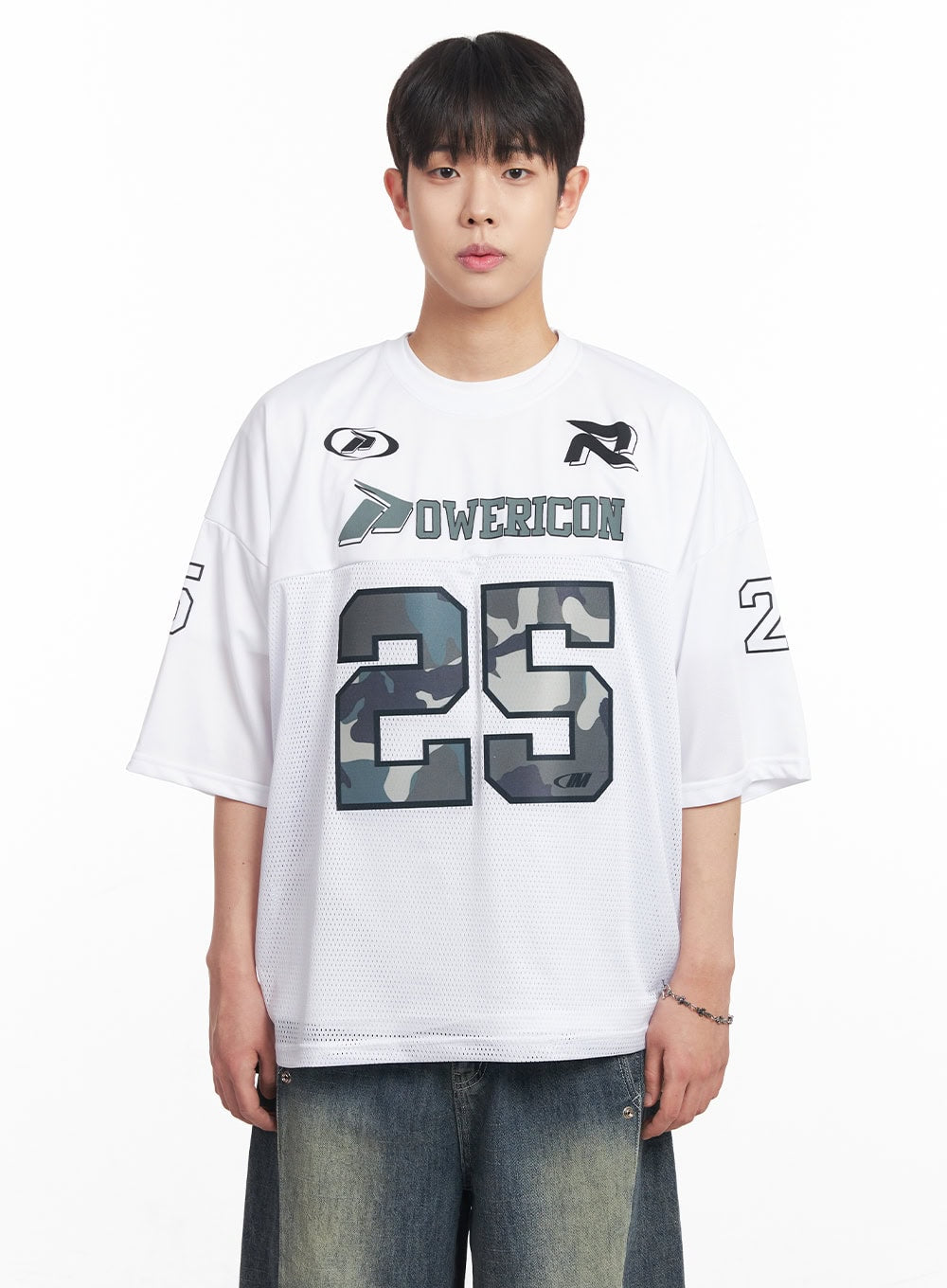 Men's Camo Mesh Jersey T-Shirt IA525