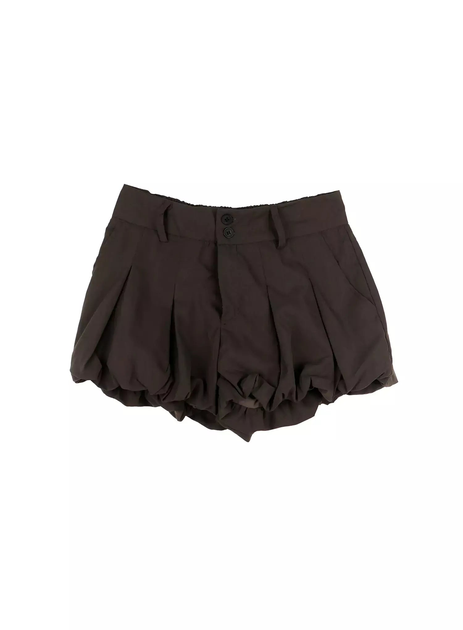 Balloon Pleated Skirt Shorts CO516
