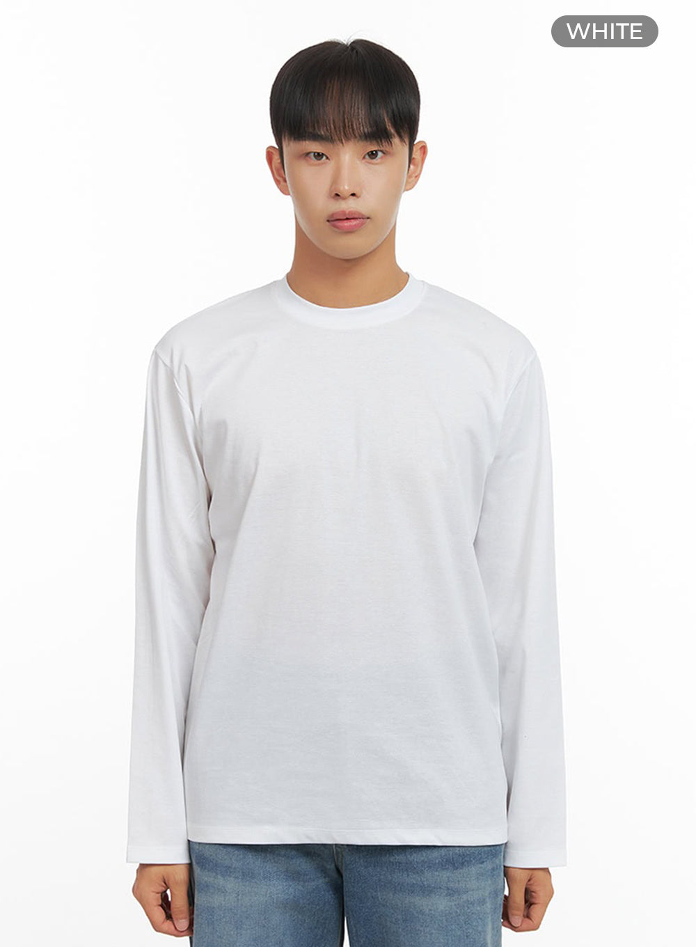 Men's Basic Long Sleeve T-Shirt IO420
