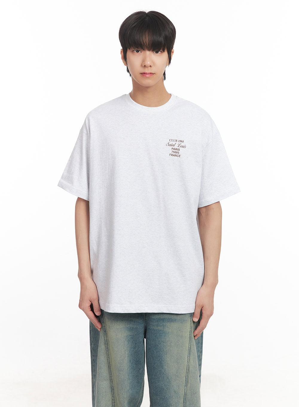 Men's Graphic Oversized T-Shirt IA511