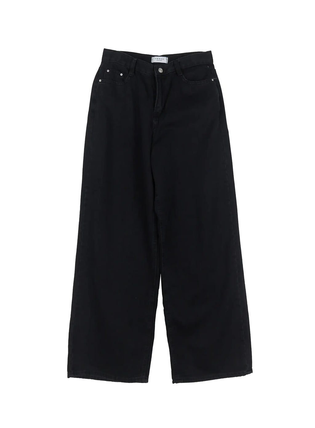 Jieun Black Wide-Leg Jeans IL528