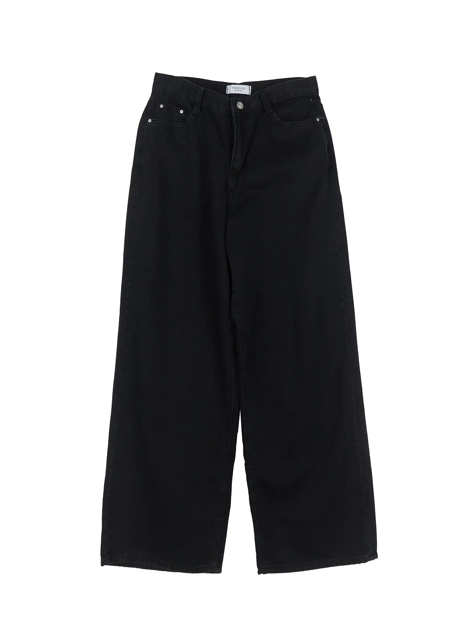 Jieun Black Wide-Leg Jeans IL528