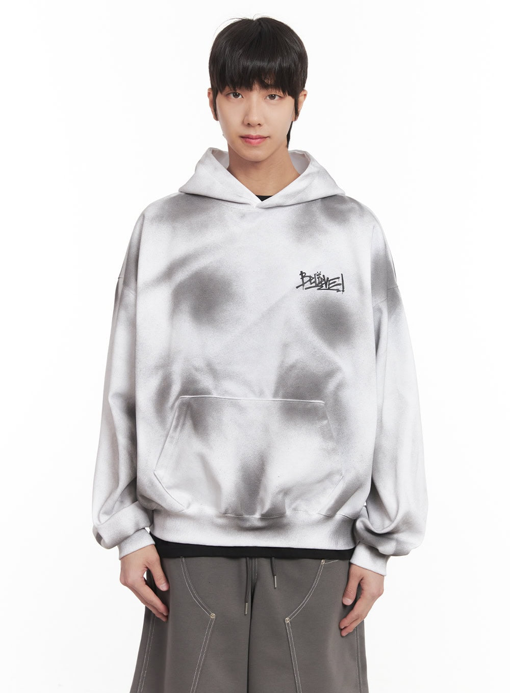 Men's Washed Oversized Hoodie IM519