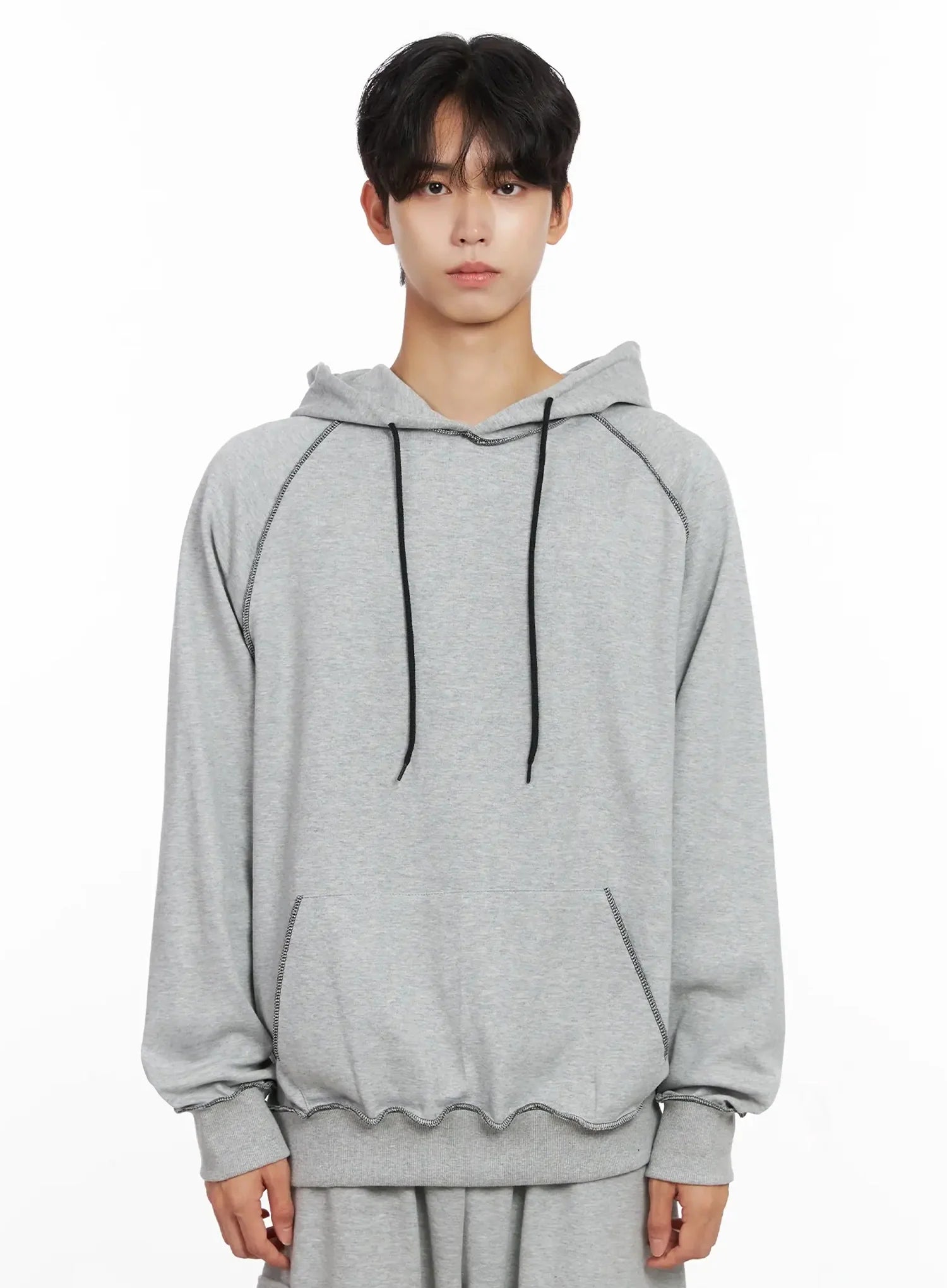 Men's Stitch Oversized Hoodie IO516